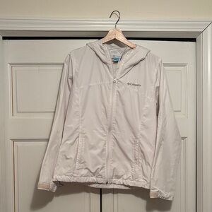 Columbia Off-White Hooded Jacket